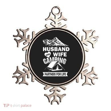 Husband And Wife Camping Partners For life Ornament
