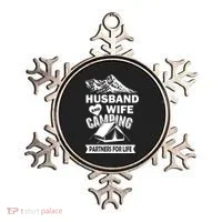 Husband And Wife Camping Partners For life Ornament thumb 0