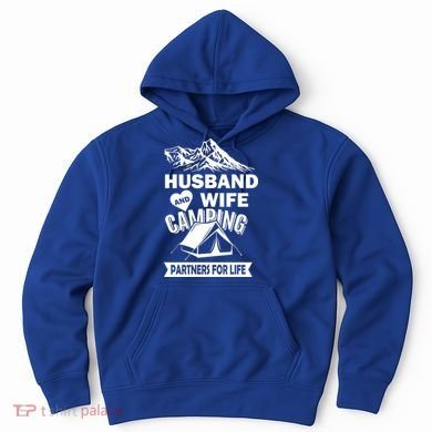 Husband And Wife Camping Partners For life Hoodie