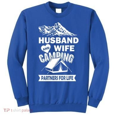 Husband And Wife Camping Partners For life Sweatshirt