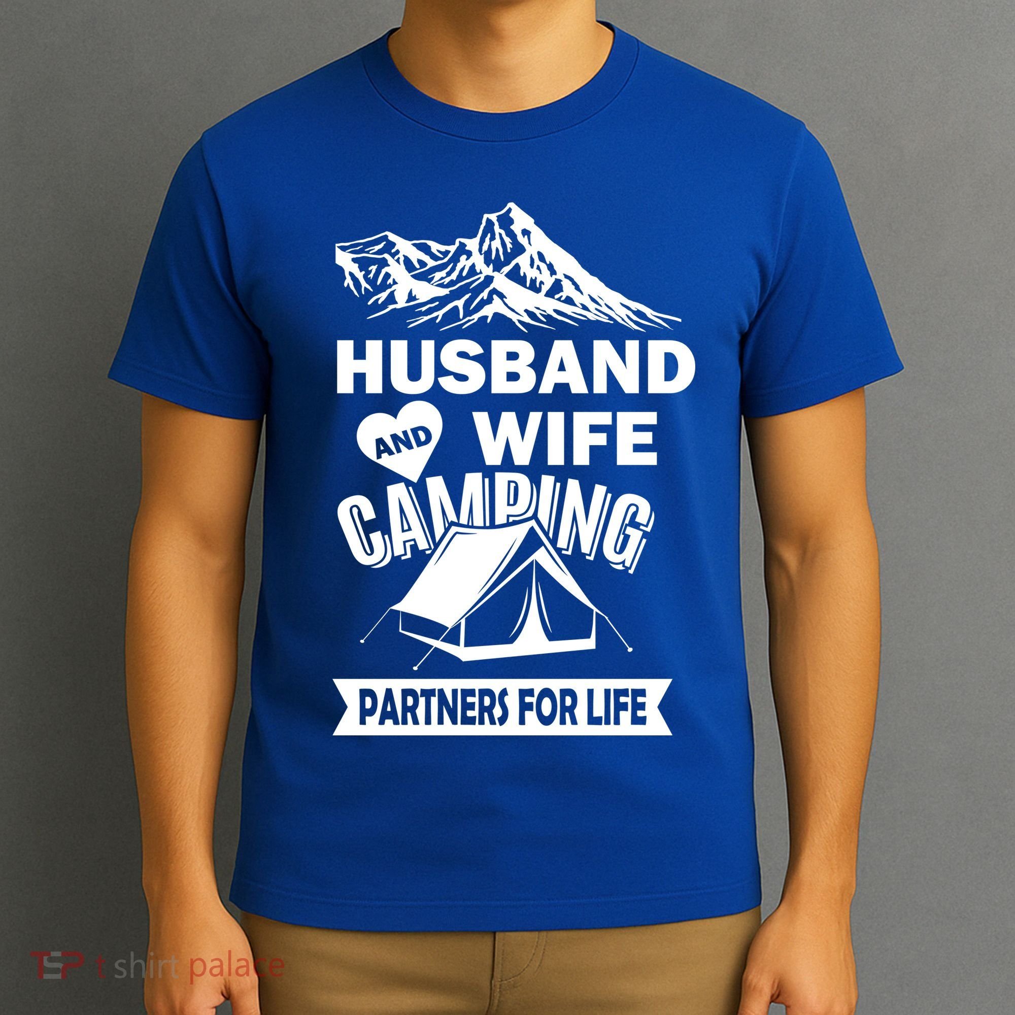Husband And Wife Camping Partners For life T-Shirt