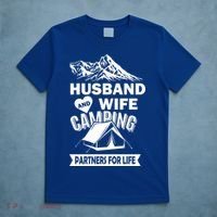 Husband And Wife Camping Partners For life T-Shirt thumb 5