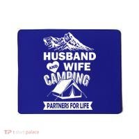 Husband And Wife Camping Partners For life Mousepad thumb 0