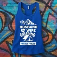 Husband And Wife Camping Partners For life Women's Tank Top thumb 3