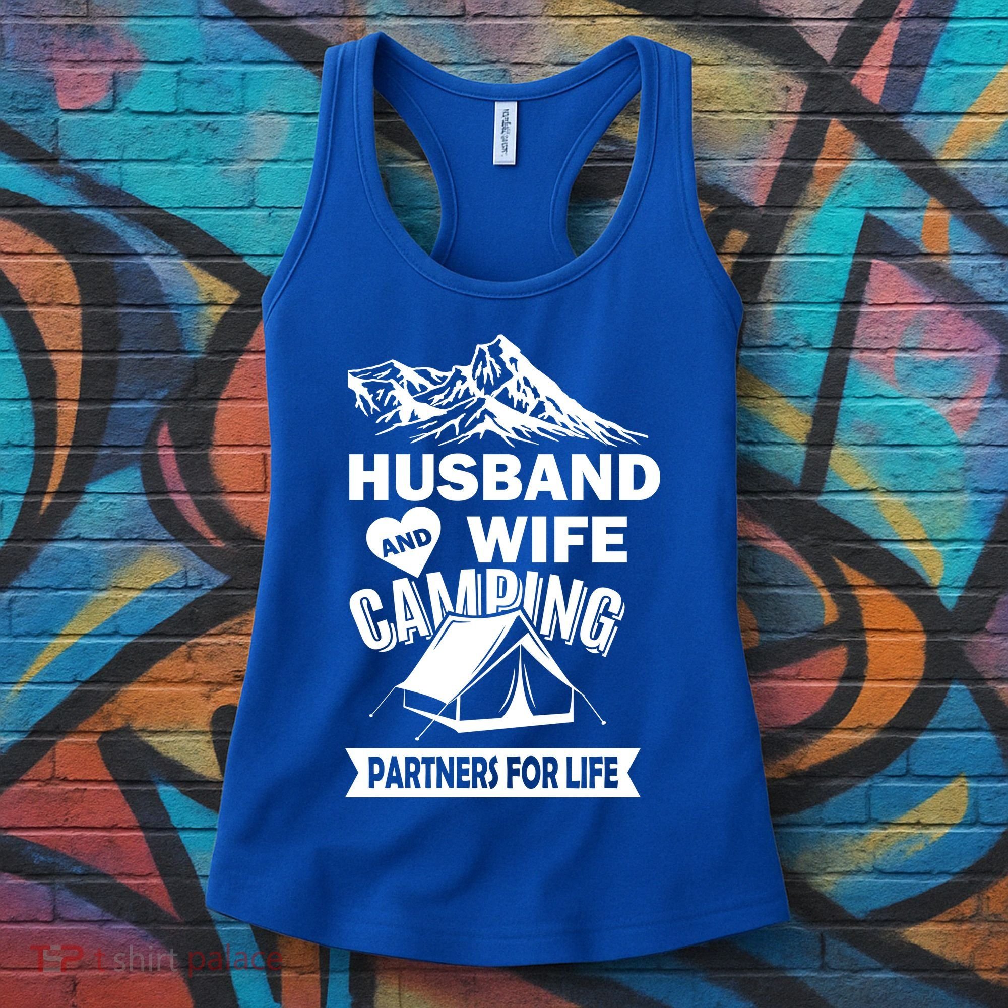 Husband And Wife Camping Partners For life Women's Tank Top