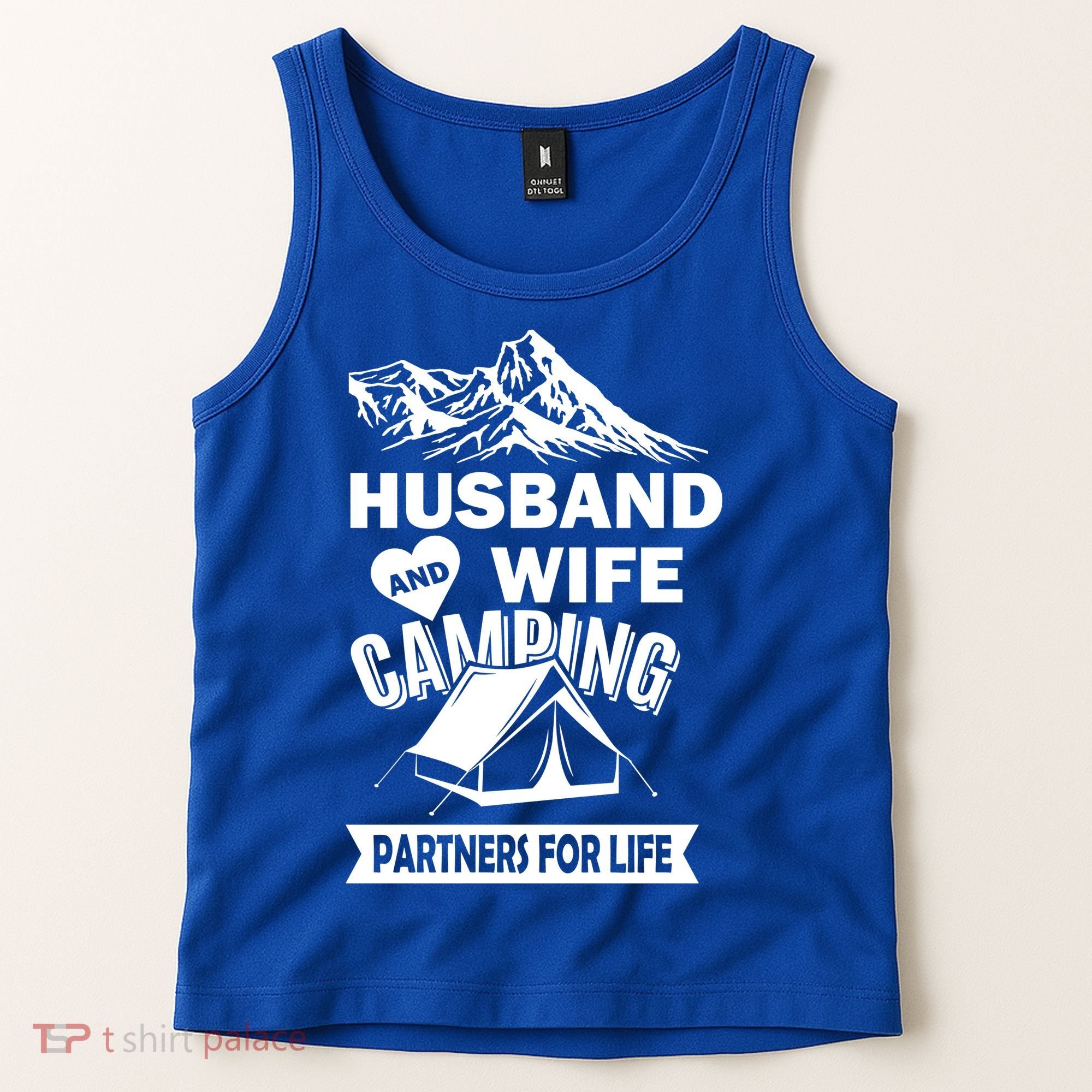 Husband And Wife Camping Partners For life Tank Top