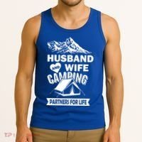 Husband And Wife Camping Partners For life Tank Top thumb 3