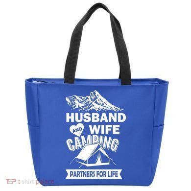 Husband And Wife Camping Partners For life Tote Bag