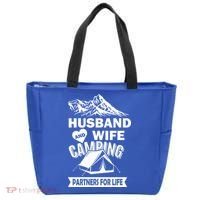 Husband And Wife Camping Partners For life Tote Bag thumb 0