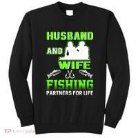 Husband and Wife Fishing Partners for Life Sweatshirt thumb 0