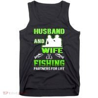 Husband and Wife Fishing Partners for Life Tank Top thumb 0