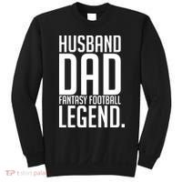 Husband Dad Fantasy Football Legend Sweatshirt thumb 0