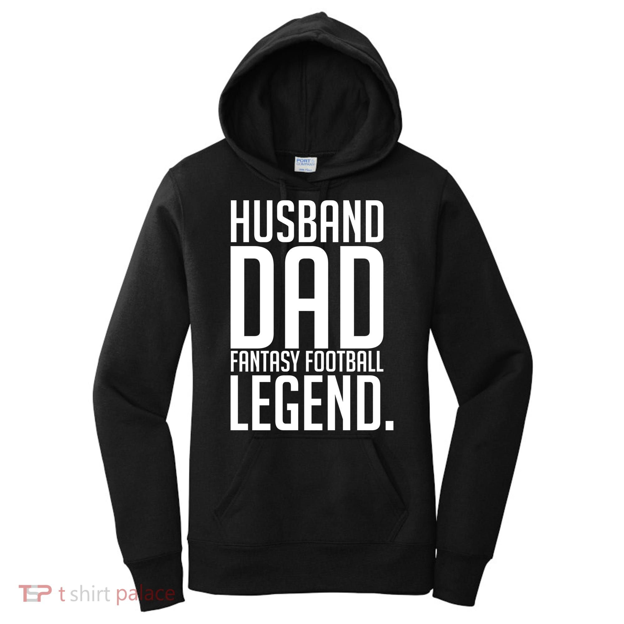 Husband Dad Fantasy Football Legend Women's Hoodie