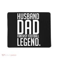 Husband Dad Fantasy Football Legend Mousepad thumb 0
