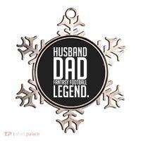 Husband Dad Fantasy Football Legend Ornament thumb 0