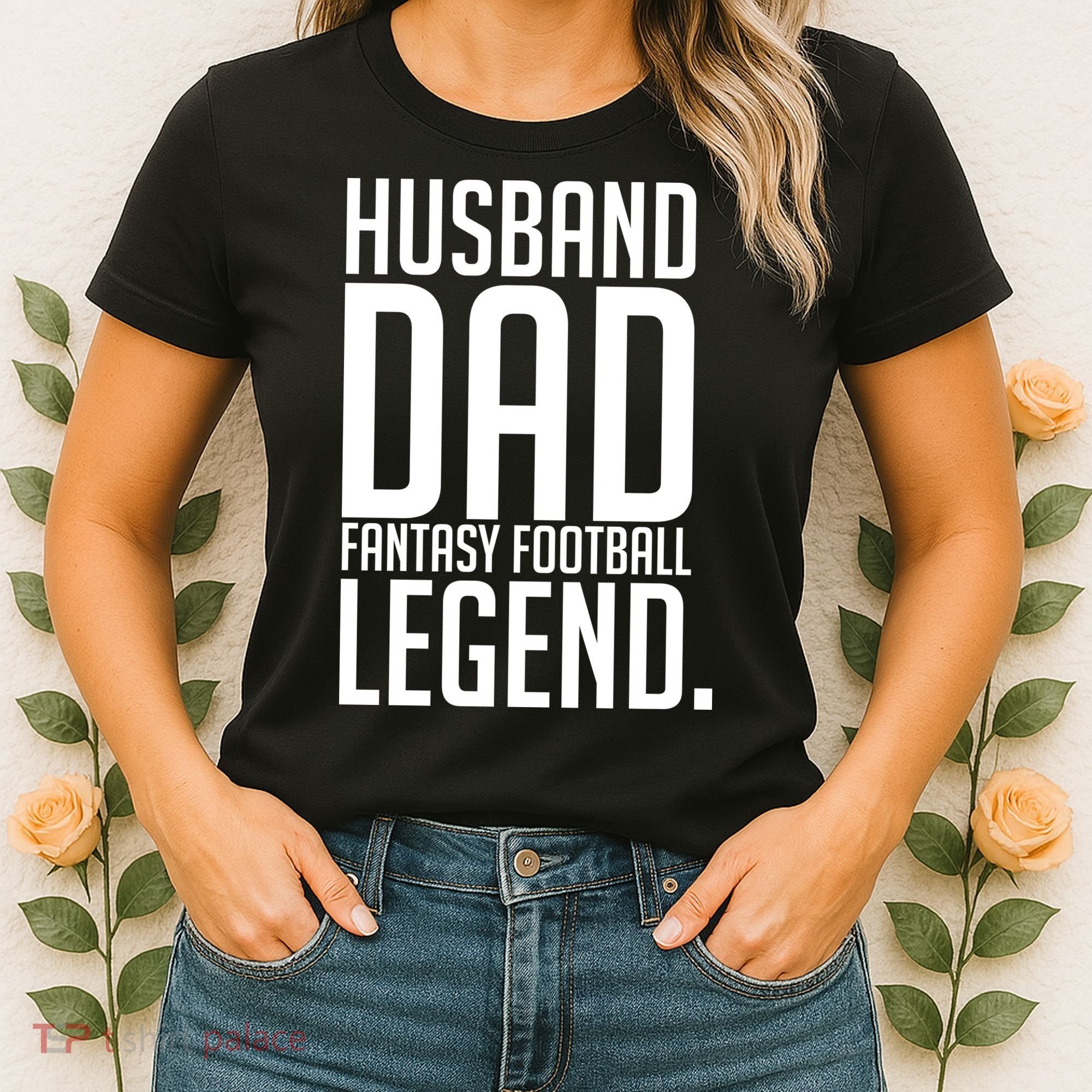 Husband Dad Fantasy Football Legend Women's T-Shirt