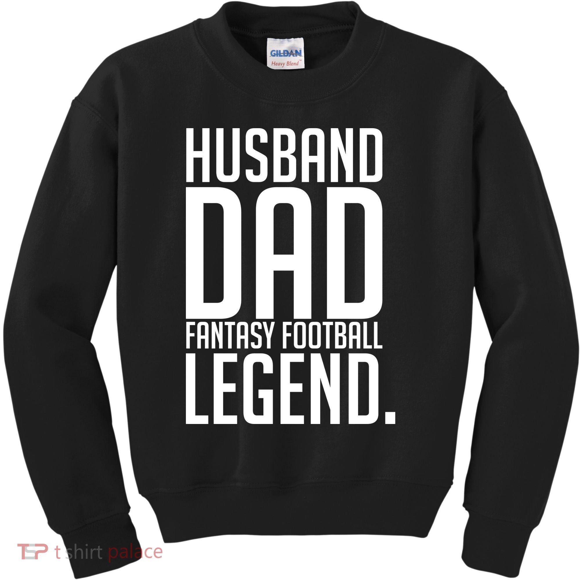 Husband Dad Fantasy Football Legend Kids Sweatshirt