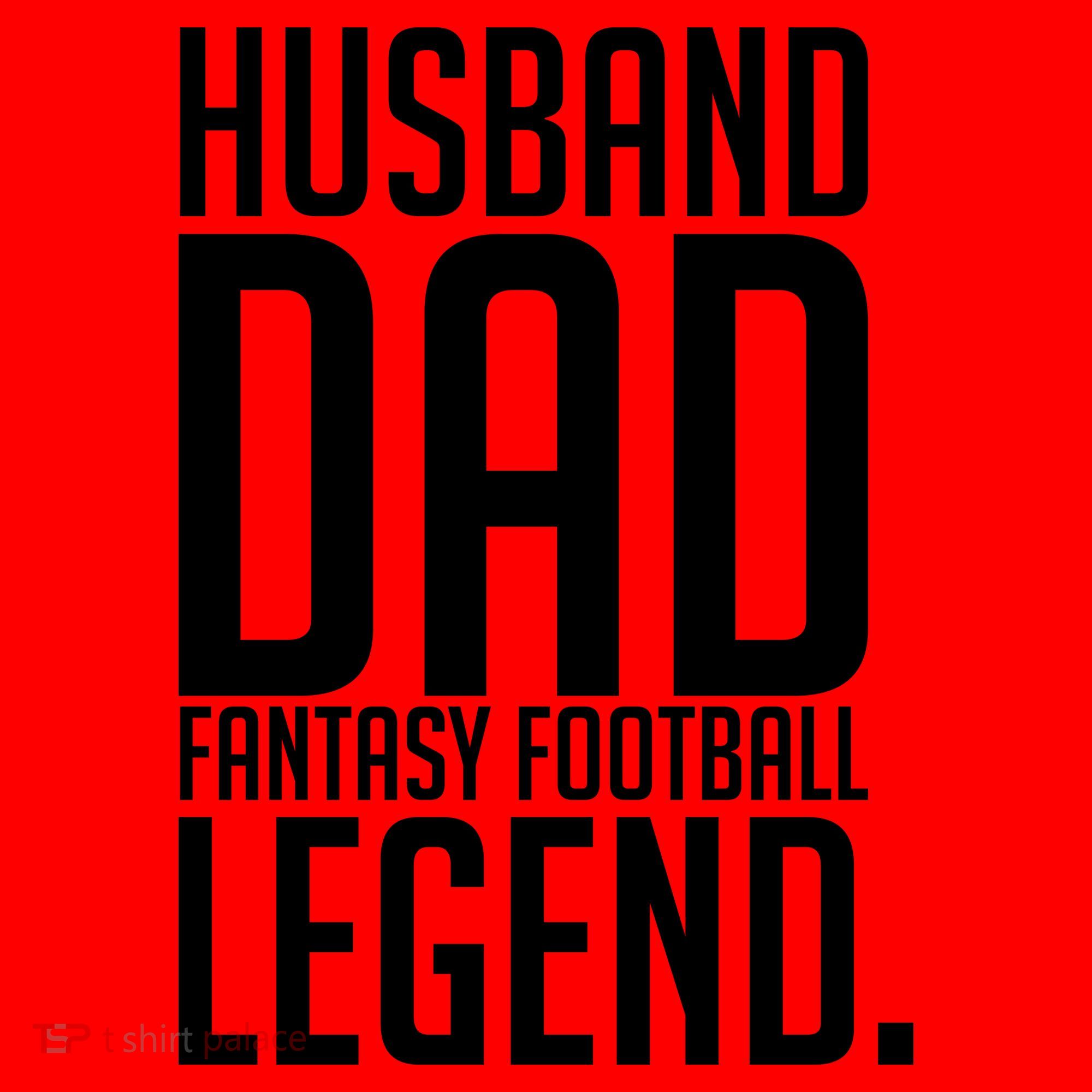 Husband Dad Fantasy Football Legend Santa Hat