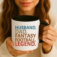 Husband Dad Fantasy Football Legend1 Coffee Mug thumb 3