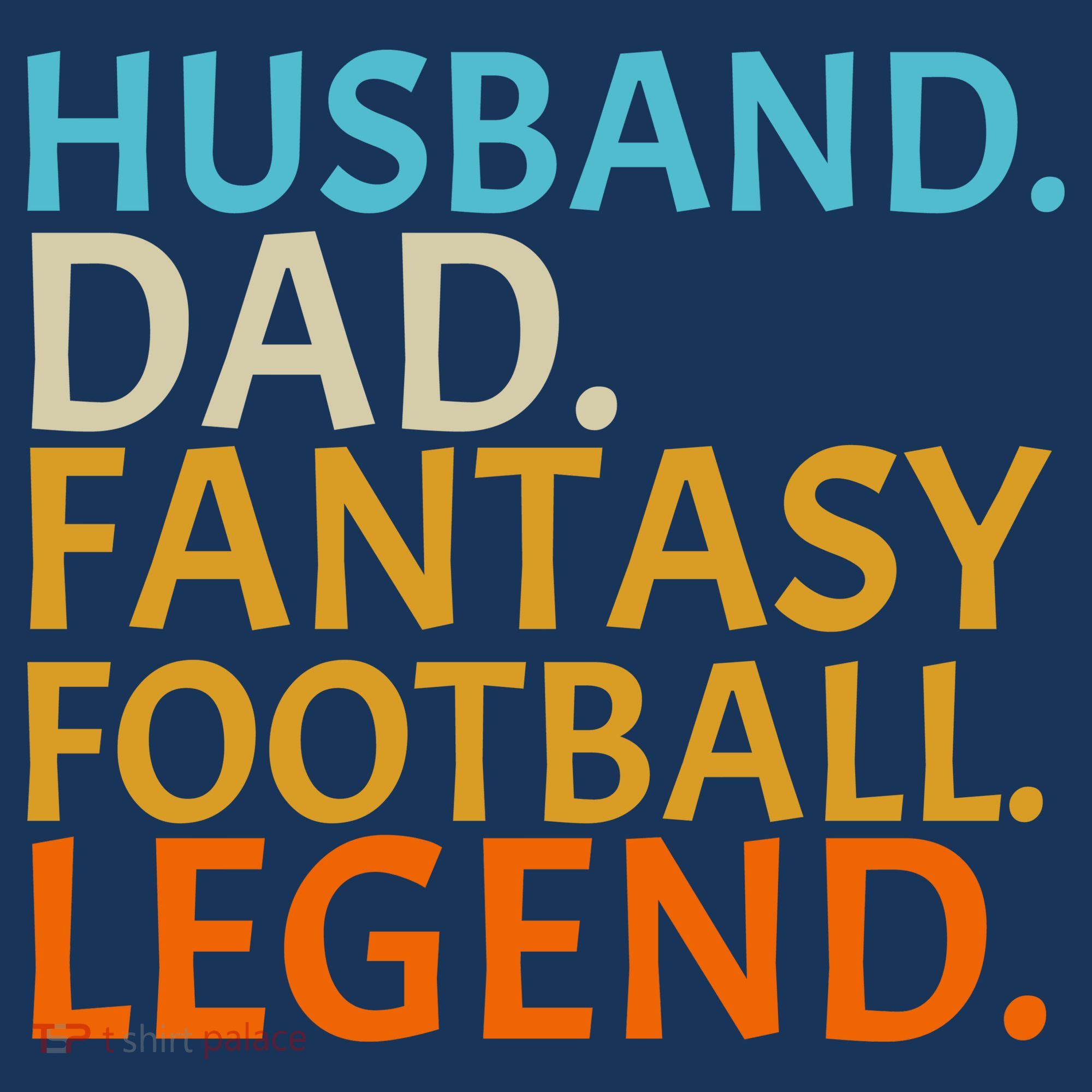 Husband Dad Fantasy Football Legend1 Coaster
