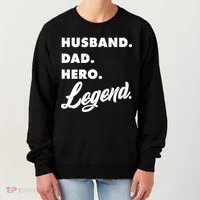 Husband Dad Hero Legend Women's Sweatshirt thumb 0
