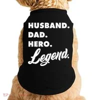 Husband Dad Hero Legend Doggie Tank thumb 0