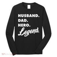 Husband Dad Hero Legend Long Sleeve Shirt thumb 0