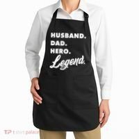 Husband Dad Hero Legend Apron thumb 2