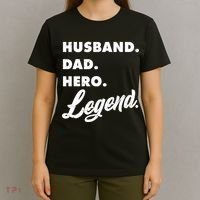 Husband Dad Hero Legend T-Shirt thumb 4