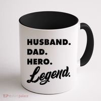 Husband Dad Hero Legend Coffee Mug thumb 1