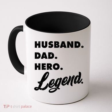 Husband Dad Hero Legend Coffee Mug