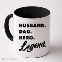 Husband Dad Hero Legend Coffee Mug thumb 0
