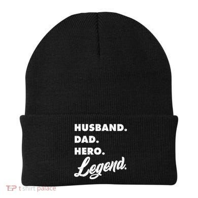 Husband Dad Hero Legend Beanie