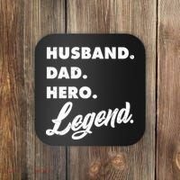 Husband Dad Hero Legend Coaster thumb 0