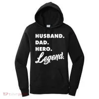 Husband Dad Hero Legend Women's Hoodie thumb 0