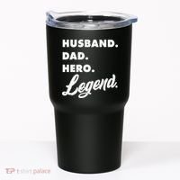 Husband Dad Hero Legend Tumbler thumb 0