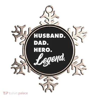 Husband Dad Hero Legend Ornament