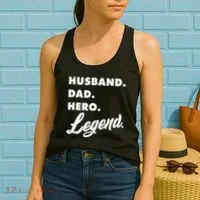 Husband Dad Hero Legend Women's Tank Top thumb 2