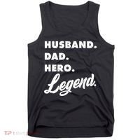 Husband Dad Hero Legend Tank Top thumb 0