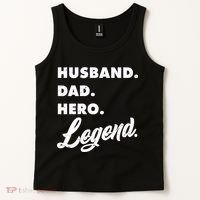 Husband Dad Hero Legend Tank Top thumb 2