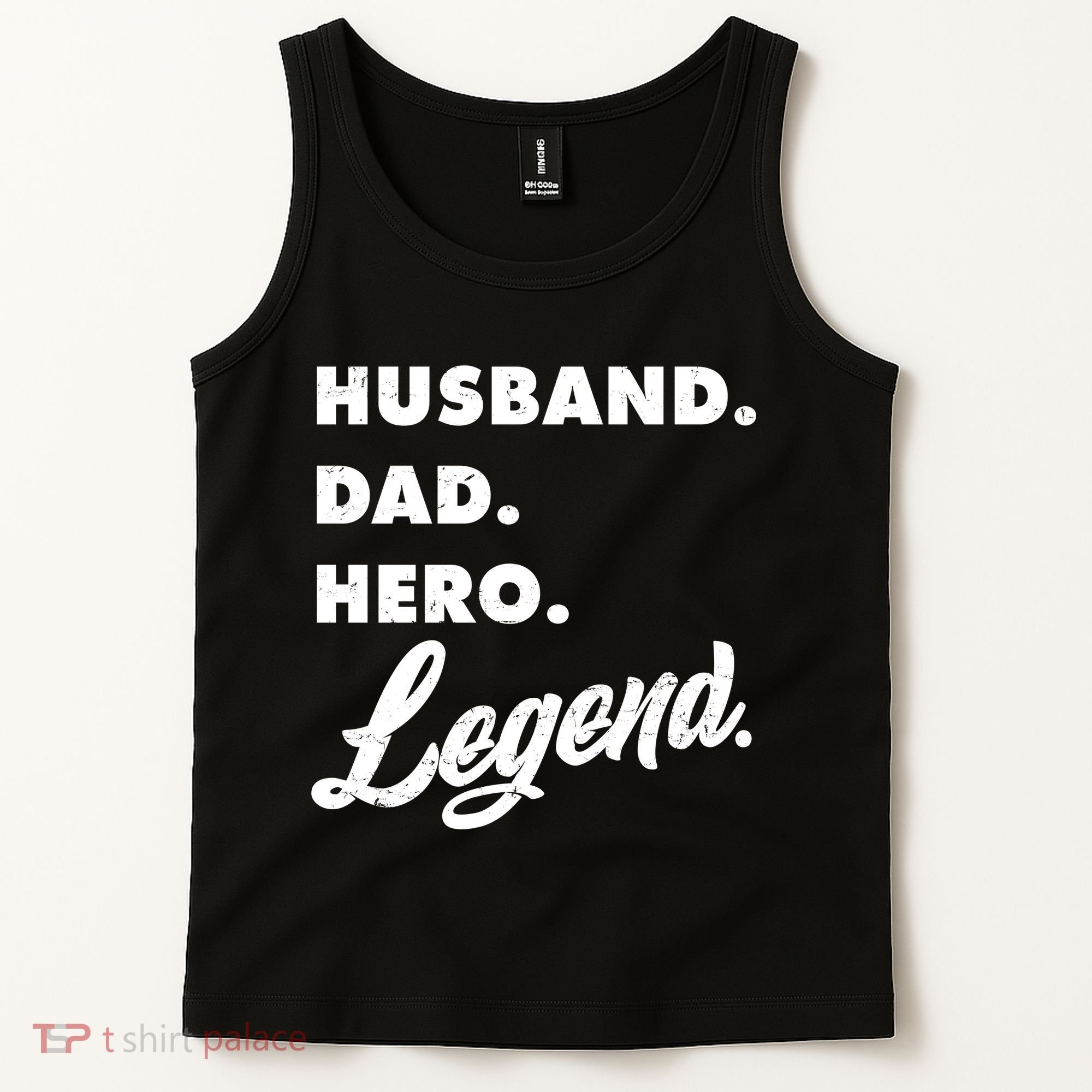 Husband Dad Hero Legend Tank Top