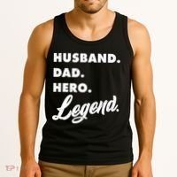 Husband Dad Hero Legend Tank Top thumb 3
