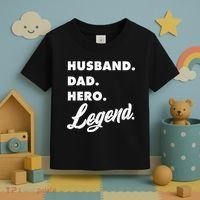 Husband Dad Hero Legend Toddler T-Shirt thumb 3