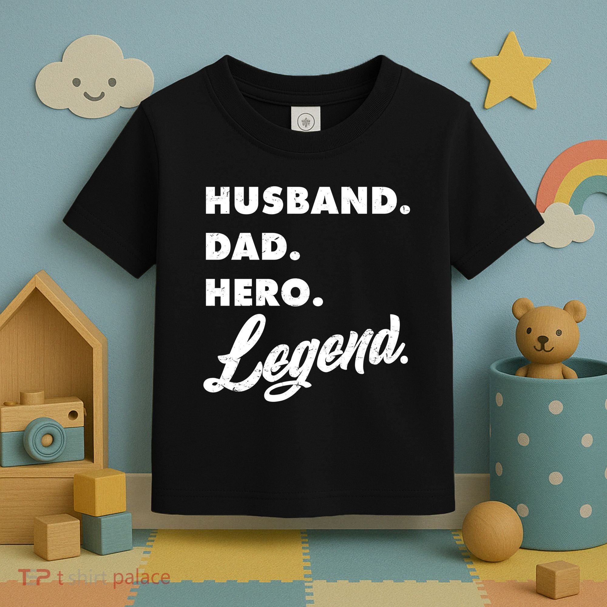 Husband Dad Hero Legend Toddler T-Shirt
