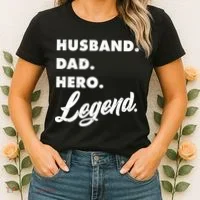 Husband Dad Hero Legend Women's T-Shirt thumb 2