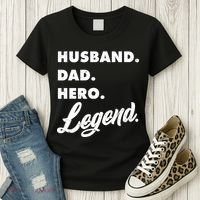 Husband Dad Hero Legend Women's T-Shirt thumb 3