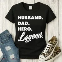 Husband Dad Hero Legend Women's T-Shirt thumb 3