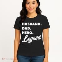 Husband Dad Hero Legend Women's T-Shirt thumb 4