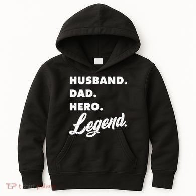 Husband Dad Hero Legend Kids Hoodie