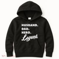 Husband Dad Hero Legend Kids Hoodie thumb 0